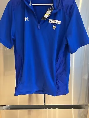 Union Catholic Vikings Under Armour  Pullover Short Shirt Men's Medium Loose NWT • $30.23