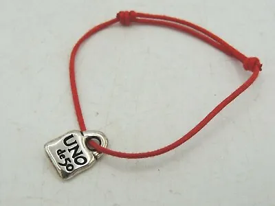 Uno De 50 Red Cord Lock Bracelet Set Of 3 .new In Pouch • $9.99