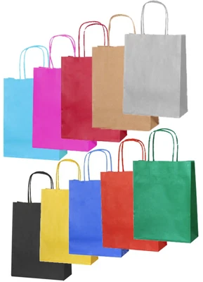 £2.25 • Buy Party Paper Loot Bags - Wedding Favours - Birthday & Christmas Gift Bag