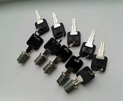 $15.99 • Buy New Set Of 5 Fic Replacement Cylinders With 10 Keys Rv, Motorhome, Trailer Lock
