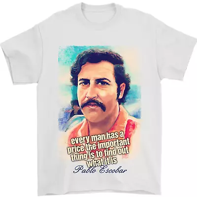 Pablo Escobar Quote Cocaine Drug Culture Mens T-Shirt 100% Cotton • $21.19