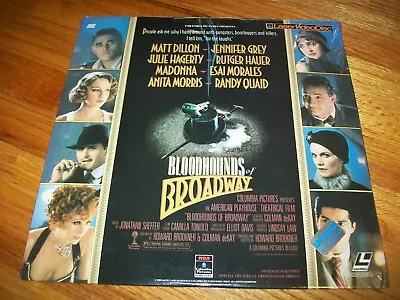 BLOODHOUNDS OF BROADWAY Laserdisc LD BRAND NEW SEALED VERY RARE MADONNA! • $49.99