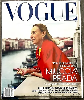 Vogue Magazine - Usa - March 2024 -miuccia Prada - Brand New • $8.99