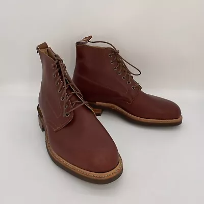 RM Williams Boots Mens 7 G WF EU 41 Rickaby Warwick Yearling Leather Lace Up • $339