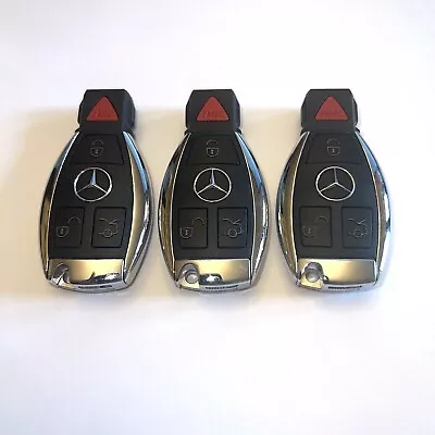 3 Mercedes-benz Oem Genuine 4 Button Remote Smart Key Fob Glk Gl C Cl E S Sl • $18.88