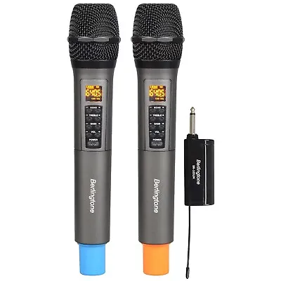 Berlingtone BR-105UM Wireless Dynamic Handheld Microphone Systems 96 Adjustable • $79