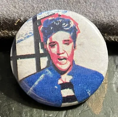 Vintage Elvis Presley Pinback Button Pin King Of Rock N' Roll Jail House Rock • $9.95