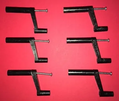 Mobile Home/ RV Plastic Window Crank Handle 3-3/16   Black W/screws (6 Pack) • $16.95