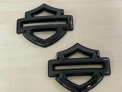 Harley Davidson CVO Emblems Black Metal Sized For Gas Tank! • $80