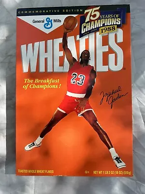 1999 Michael Jordan Wheaties Box (Commemorative Edition 88’ Season) GREAT Condit • $21