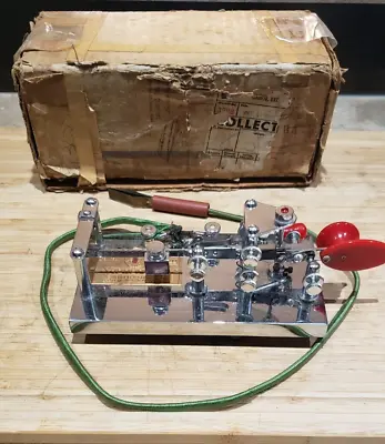 VTG Vibroplex Lightning Bug Deluxe #160292 Radio Key Morse Code Semi-Automatic  • $495