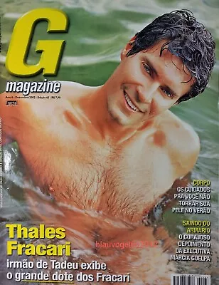 GAY MAGAZINE BRAZIL 2002 - December #63 Man Model Thales Fracari • $32.90