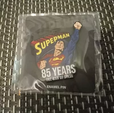 Superman 85 Years The Man Of Steel Enamel Pin • $20