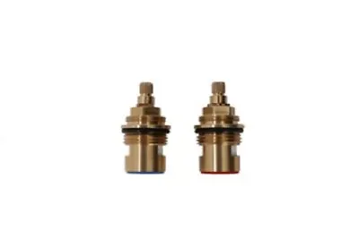 Replacement 3/4  Inch Brass Ceramic Disc Tap Valves Cl4-1  Gland Insert 20t Pair • £15.83