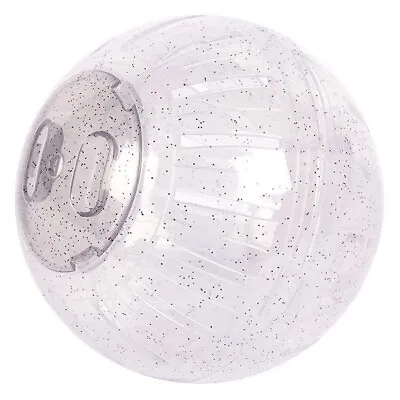 £9.95 • Buy Happy Pet Exercise Jogging Ball Small Animal Rat Hamster Clear Glitter Play Toy