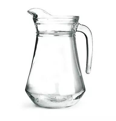 Large Glass Water Jug 1.3L Luminarc Serving Jug Water Cocktails Pimms Pitcher • £9.29