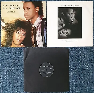 Jaki Graham David Grant 12  Vinyl Records Mated Falling Love Set Me Free 1985-86 • £7