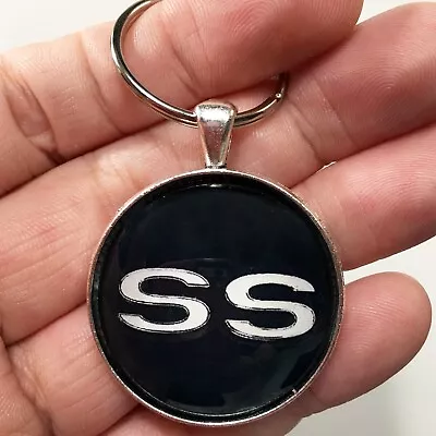 Vintage Chevrolet Super Sport Camaro SS Chevy Emblem Badge Reproduction Keychain • $12.95