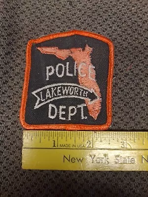 Lake Worth Police (Florida)  Shoulder Patch Vintage • $12.95