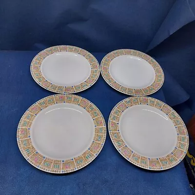 Vintage Epoch China  Woodsway  Set/4 Salad Plates Disc. Pattern EUC  • $16.99