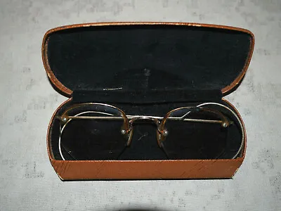 Vintage Bausch & Lomb B&L Marked 1/10 12K G F Wire Frame Glasses W/Case • $49.95