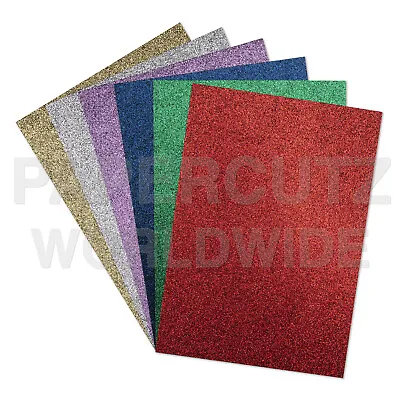£4.82 • Buy A4, A3, 12x12 Glitter Card Cardstock Premium Quality No Shed 300Gsm