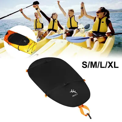 $22.75 • Buy Kayak Cockpit Cover Waterproof Adjustable Straps Tear-resistant UV50+ S/M/L/XL