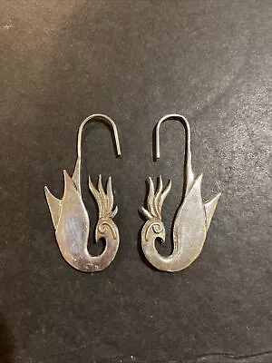 Vintage Mexican Sterling Silver Doves Earrings • $89.99