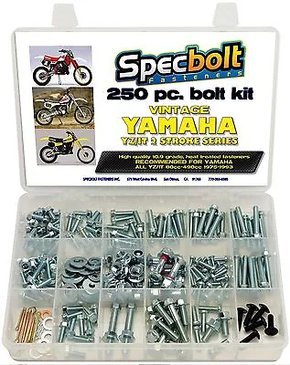 Vintage Yamaha Fasteners For YZ IT MX DT 100 125 175 200 250 360 400 465 490 • $59.99