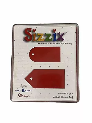 Provo Craft Ellison Sizzix 2 Tags 38-0236 Die Cutter 4.5  Cartridge • $15.95