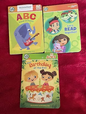 3 X Leap Frog Junior Tag Books Birthday At Zoo … • £3