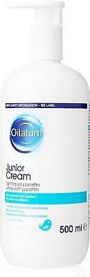 Eczema Relief Oilatum Junior Cream Hydrating Dry Skin Soothe 500ml & • £9.85