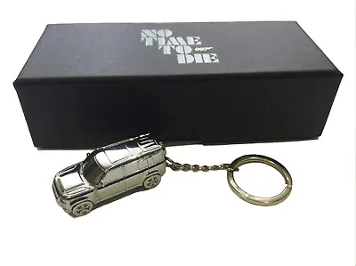 £35.99 • Buy Official No Time To Die Land Rover 110 Silver Metal Keyring James Bond 007 New