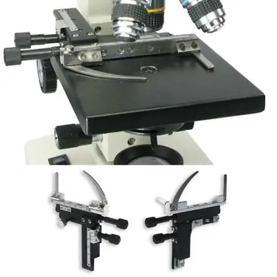 Microscope Attachable Mechanical Stage X-Y Moveable Caliper Vernier With Scale • £14.27