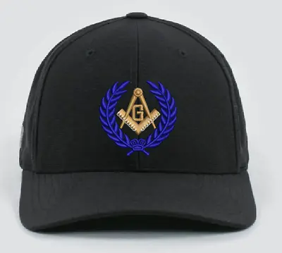 Freemasons Logo Mason Hat Strapback Baseball Cap Embroidered OSFA • $19.99