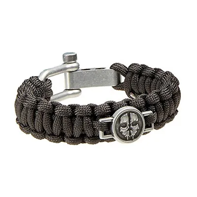 Call Of Duty Ghosts Tactical Military Collectible Paracord Black Strap Bracelet • $6.95