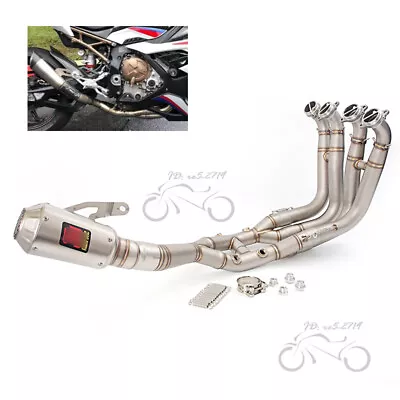 Slip For BMW S1000RR 2019-2023 S1000R Full System Exhaust Tips Front Header Pipe • $432.26