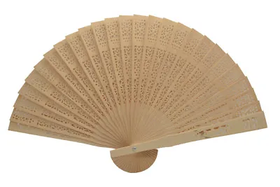 $9.99 • Buy 2 Or 6 Pieces Vintage Spanish Folding Sandalwood Wooden Hand Fans