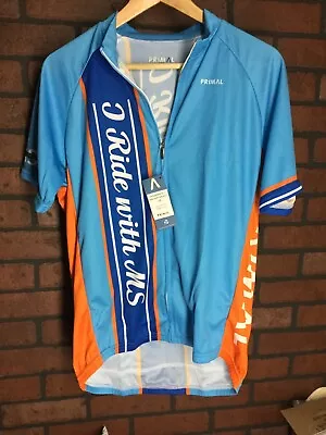 New Men’s Size Large Primal Wear I Bike For MS Bicycle Cycling Jersey • $18