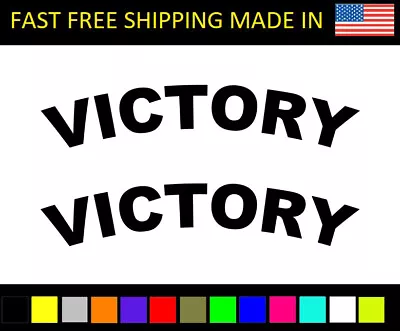 Victory Decals Gas Tank USA Stickers Motorcycle Motorcycles Emblem Logo • $19.99