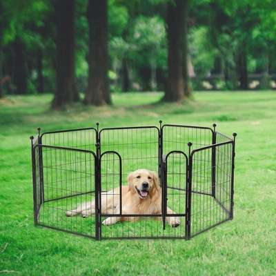$64.60 • Buy Exercise Pen With Doors Detachable Dog Playpen For Indoor Outdoor Lounge Area