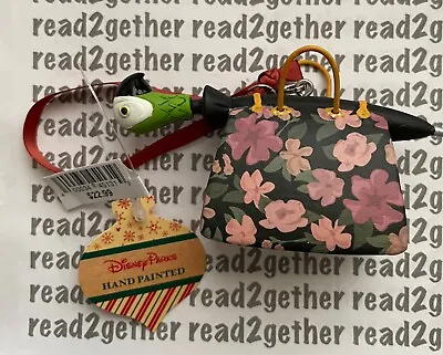 Disney Parks Ornament Mary Poppins Carpet Bag Hand Painted • $32