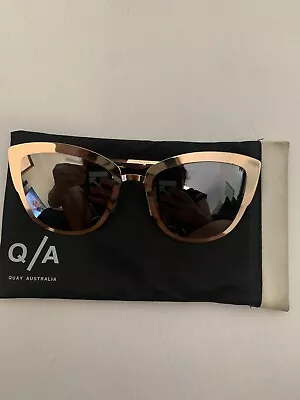 Quay Metallic Cat Eye Sunglasses  • $30