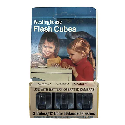 Westinghouse Flash Cubes 3 Pack Vintage Camera Accesory • $9.99