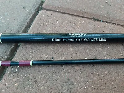 Vintage St. Croix 9100 8'6 2pc. Fiberglass Fly Rod 8 Wgt • $140