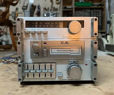 Retro CJL 3 Piece Mini Separate Car Stereo. Amplifier/graphic Equaliser/tape • £60