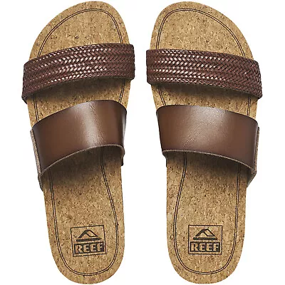 £40.46 • Buy Reef Womens Cushion Vista HI Summer Beach Sandals Thongs Flip Flops - Chocolate