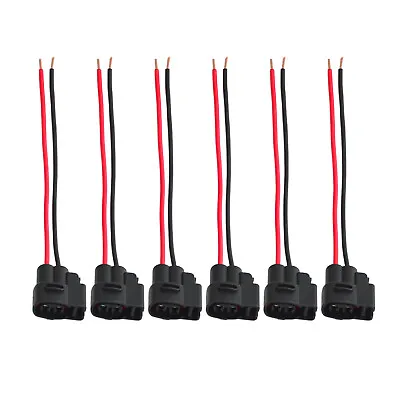 $9.98 • Buy 6PCS Ignition Coil Connector Pigtail For Toyata Engines 1JZ- 2JZ 90980-11246