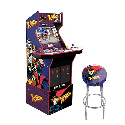 $499 • Buy Arcade1UP X-Men (4-Player) Arcade With Riser, Lit Marquee, WIFI + Stool