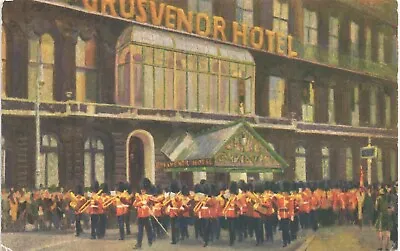 Mayfair London. Grosvenor Hotel. Her Majesty's Guards. • £8.50